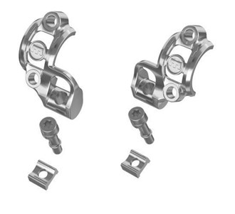 Shiftmix 3 Lever Adapter for SRAM Trigger; Both Left and Right; Silver Anodized 