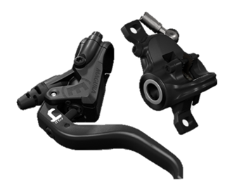 MT4 2-finger aluminium lever, for left or right single brake